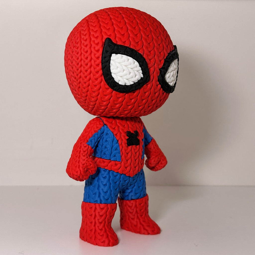 Spiderman Knitted Figure