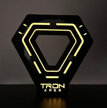 Tron Ares Identity Disc - 3D Printed Glowing Tron Inspired Prop