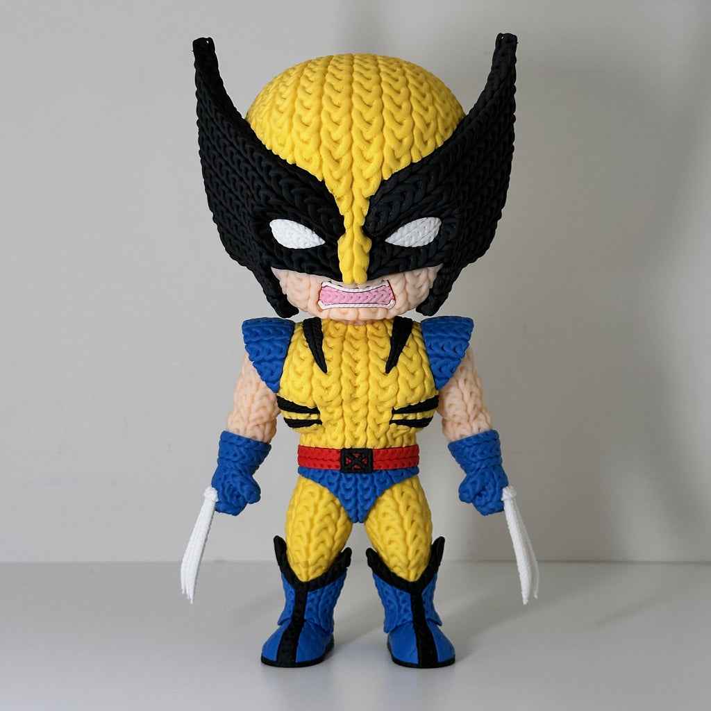 Wolverine Knitted Figure