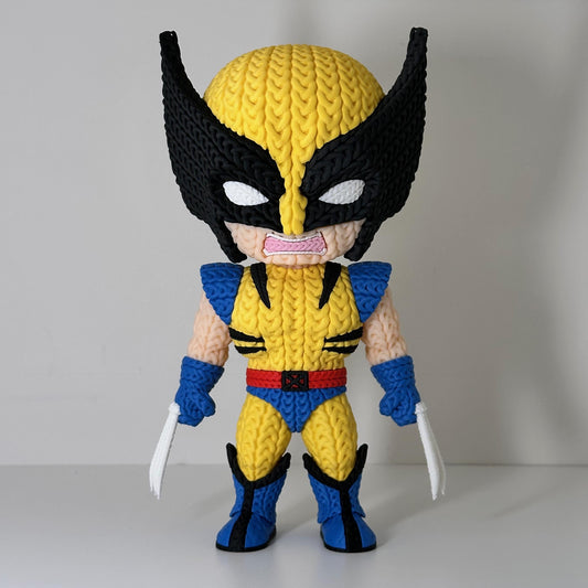 Wolverine Knitted Figure