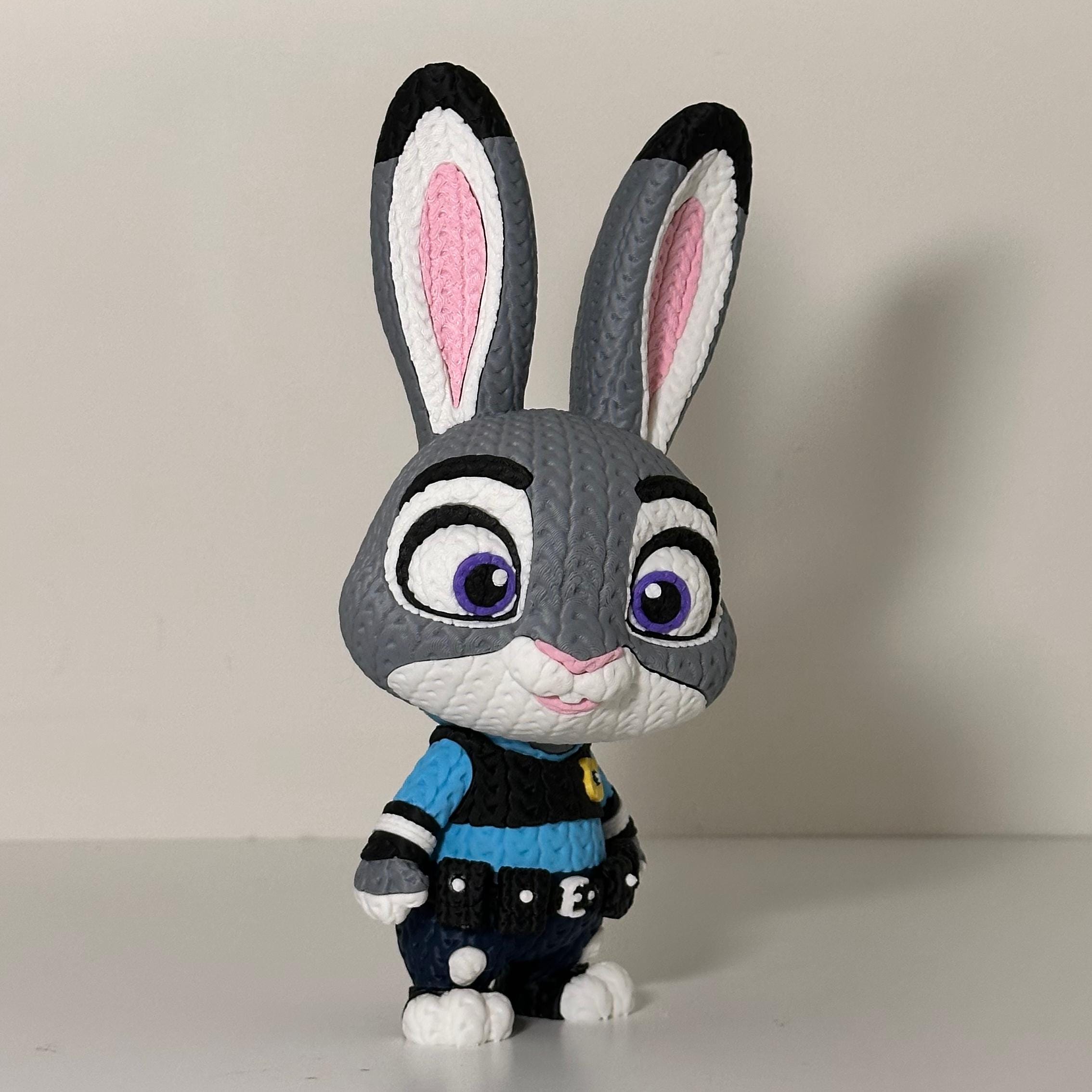 Judy Hopps Nick Wilde Zootopia Knitted Figures