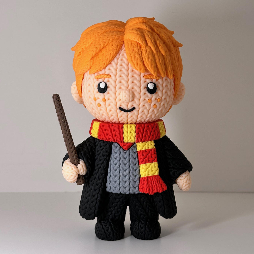 Harry Potter Knitted Figures - Harry Hermione Ron