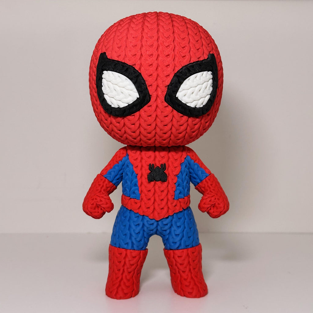 Spiderman Knitted Figure