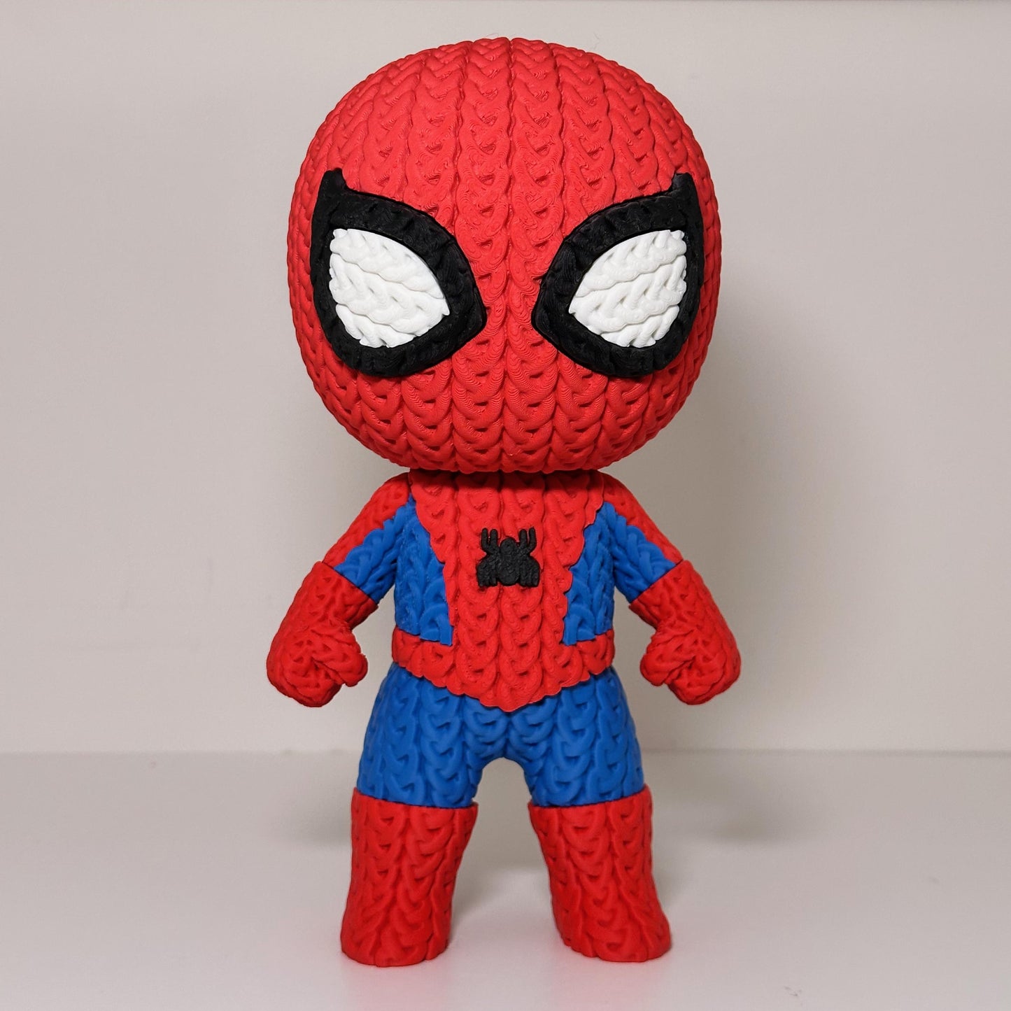 Spiderman Knitted Figure