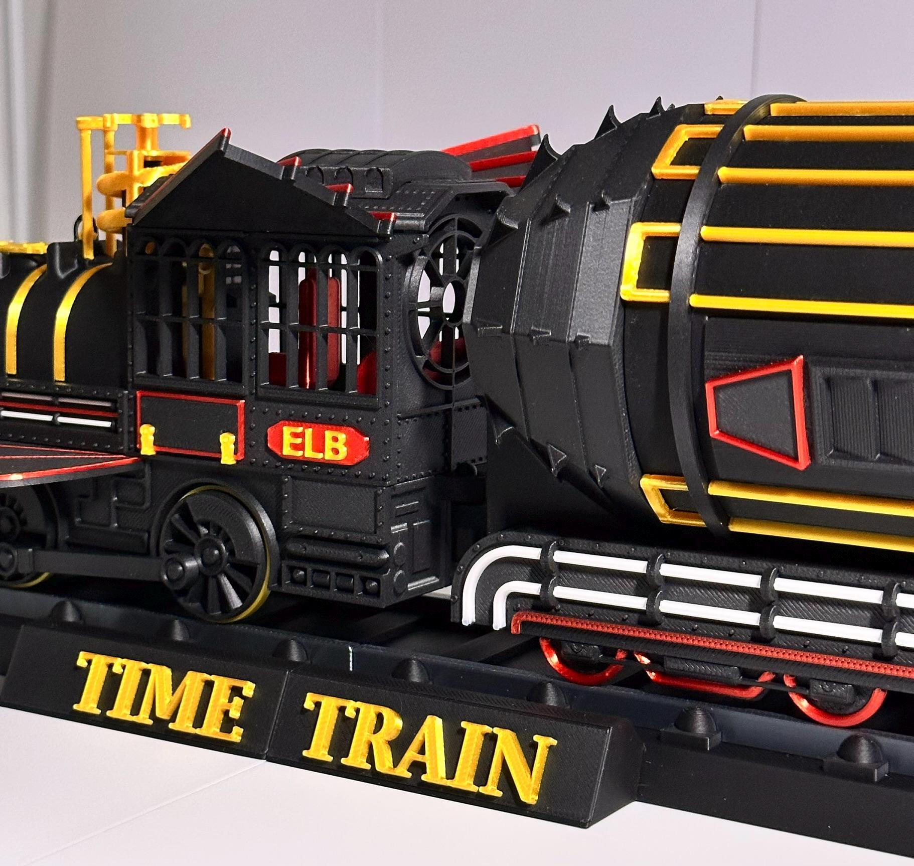 Back To The Future 3 Time Train Locomotive Display Model - 3D Printed