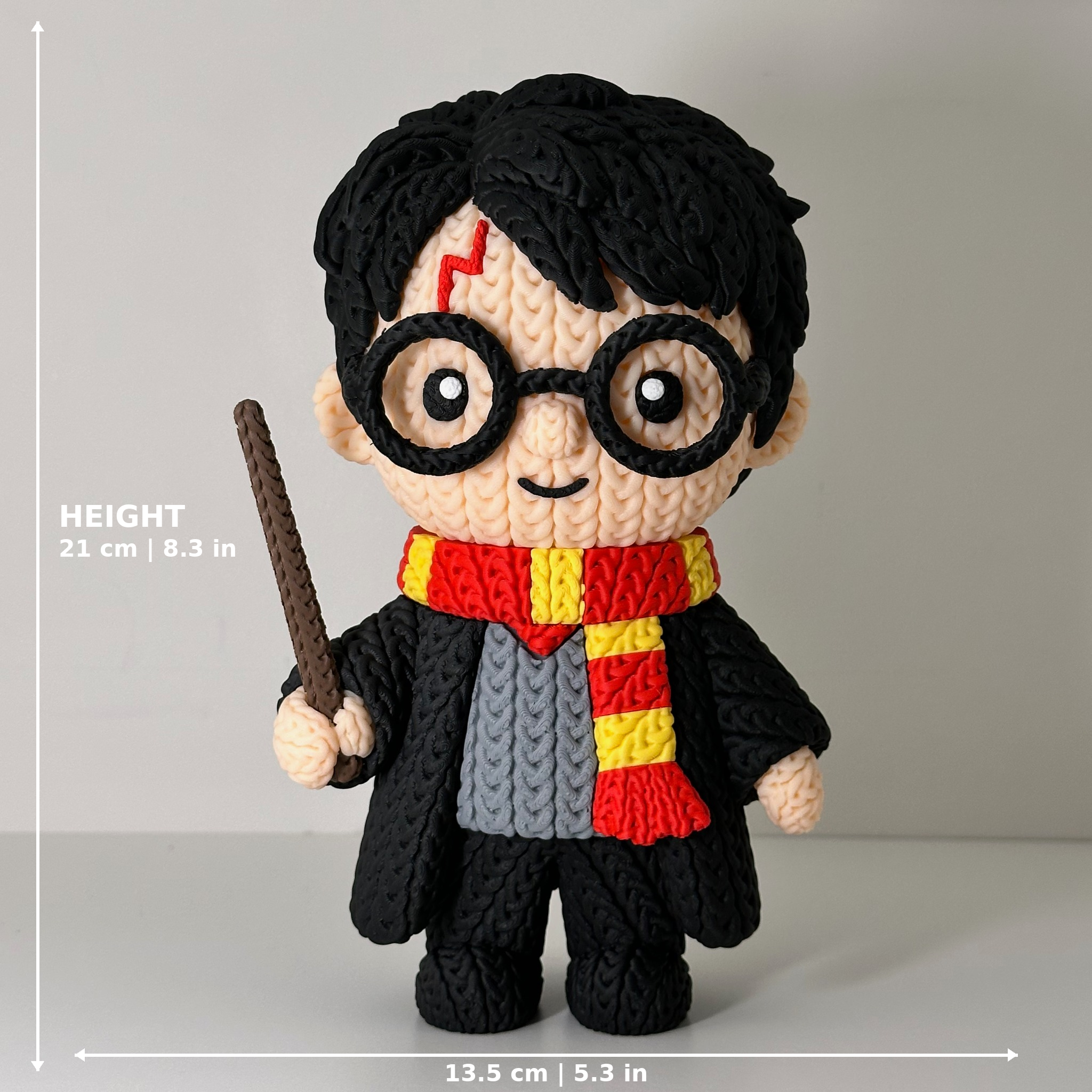 Harry Potter Knitted Figures - Harry Hermione Ron