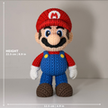 Mario Luigi Toad Mushroom - Mario Knitted Figures