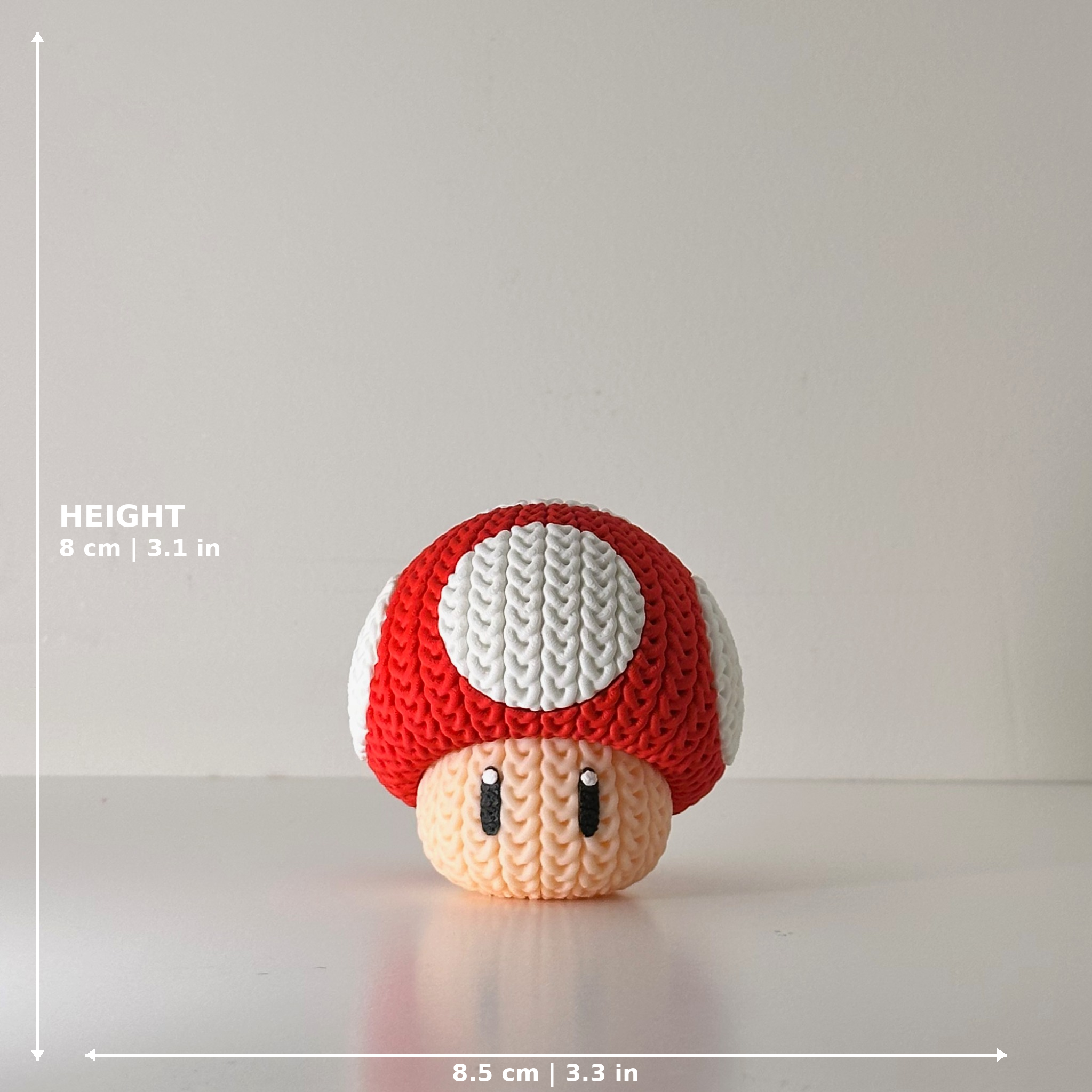 Mario Luigi Toad Mushroom - Mario Knitted Figures