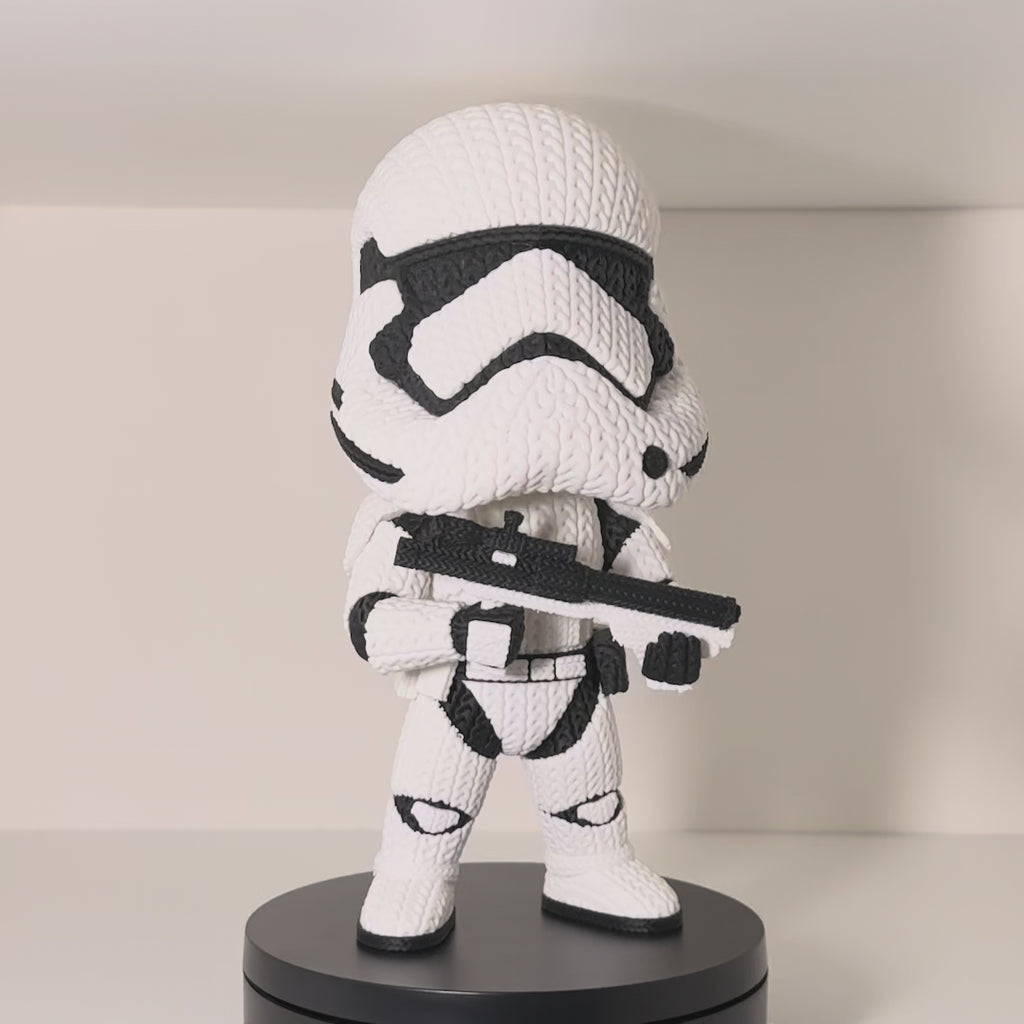 Stormtrooper Knitted Figure