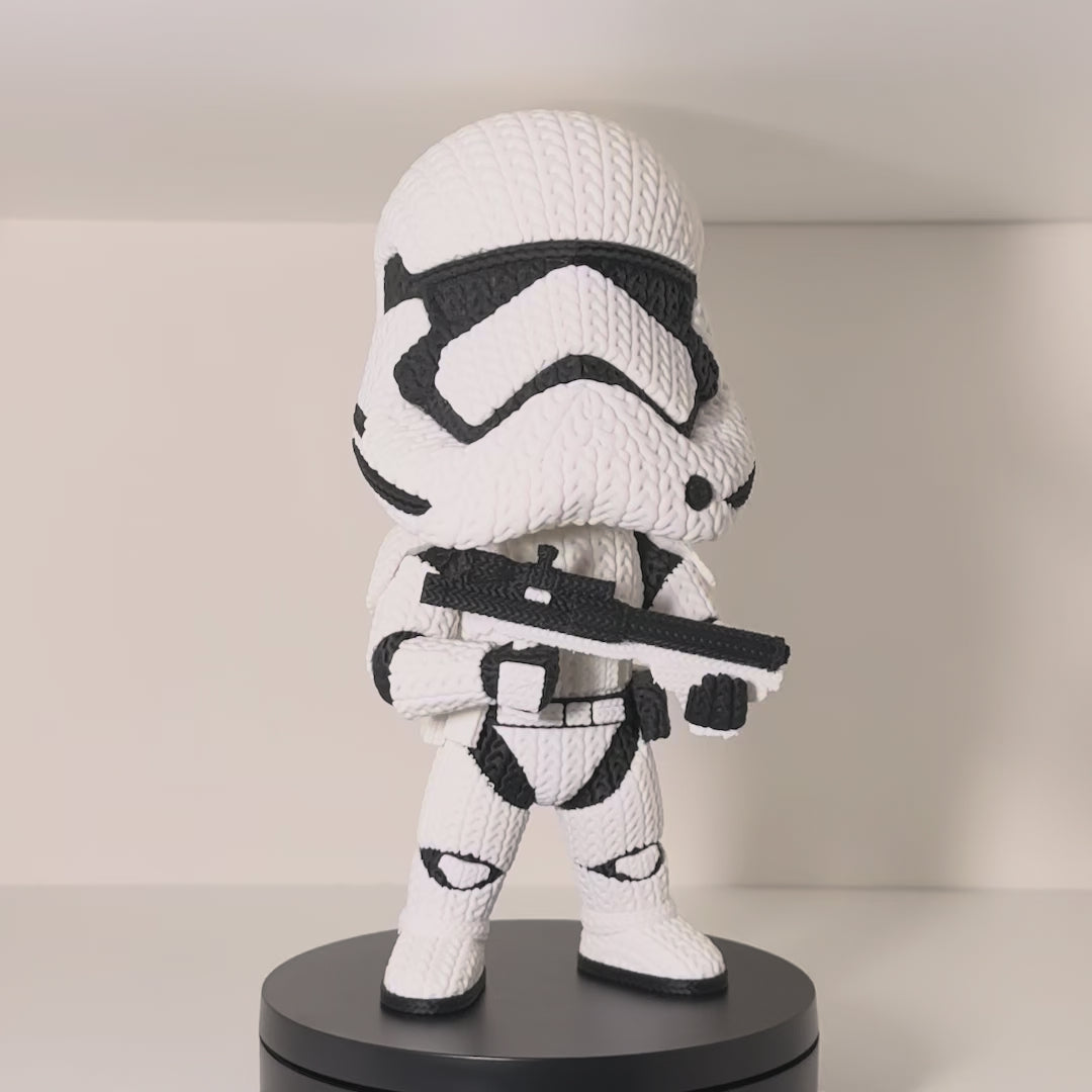 Stormtrooper Knitted Figure