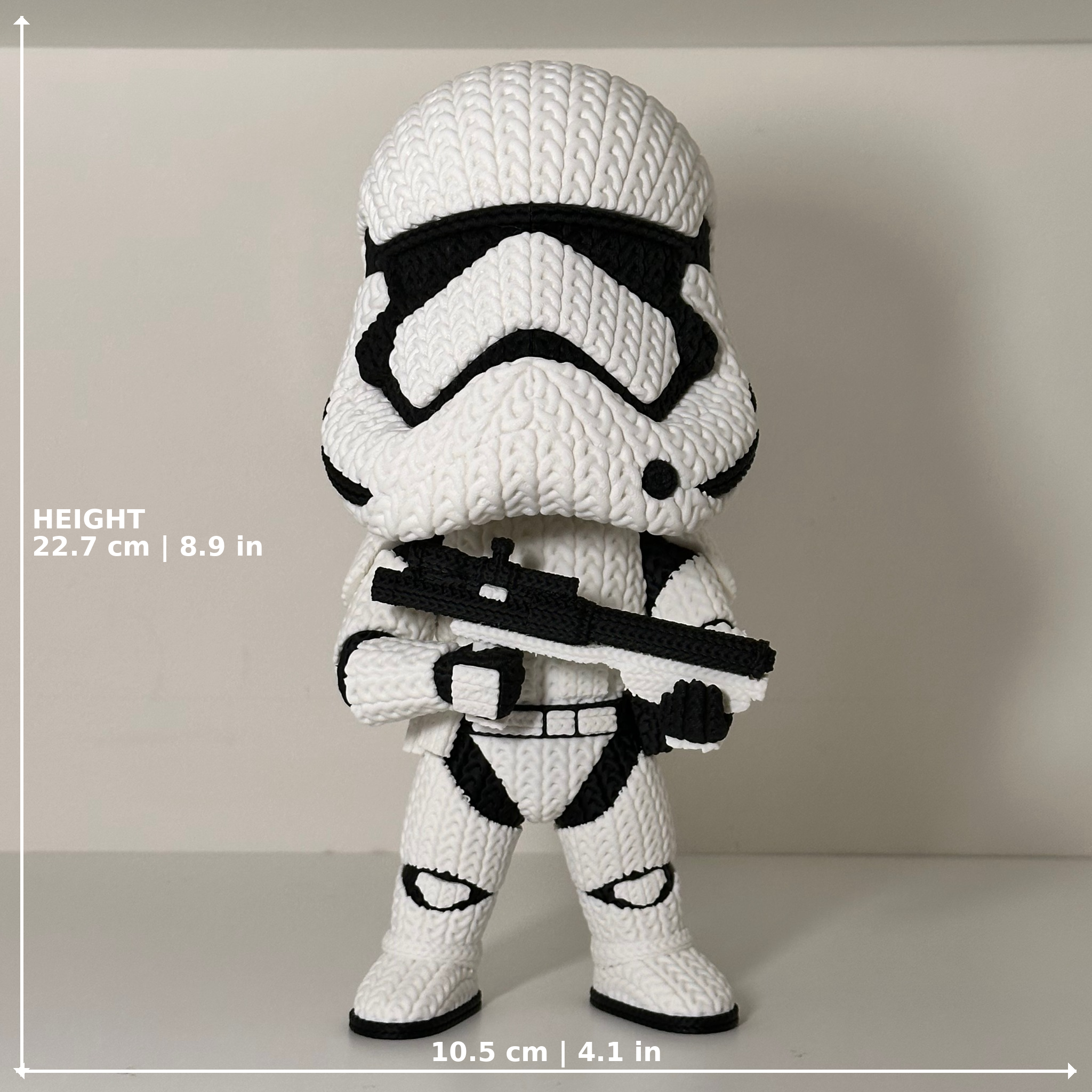 Stormtrooper Knitted Figure
