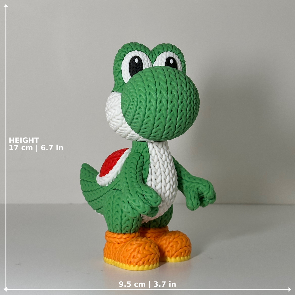 Yoshi - Mario Knitted Figure