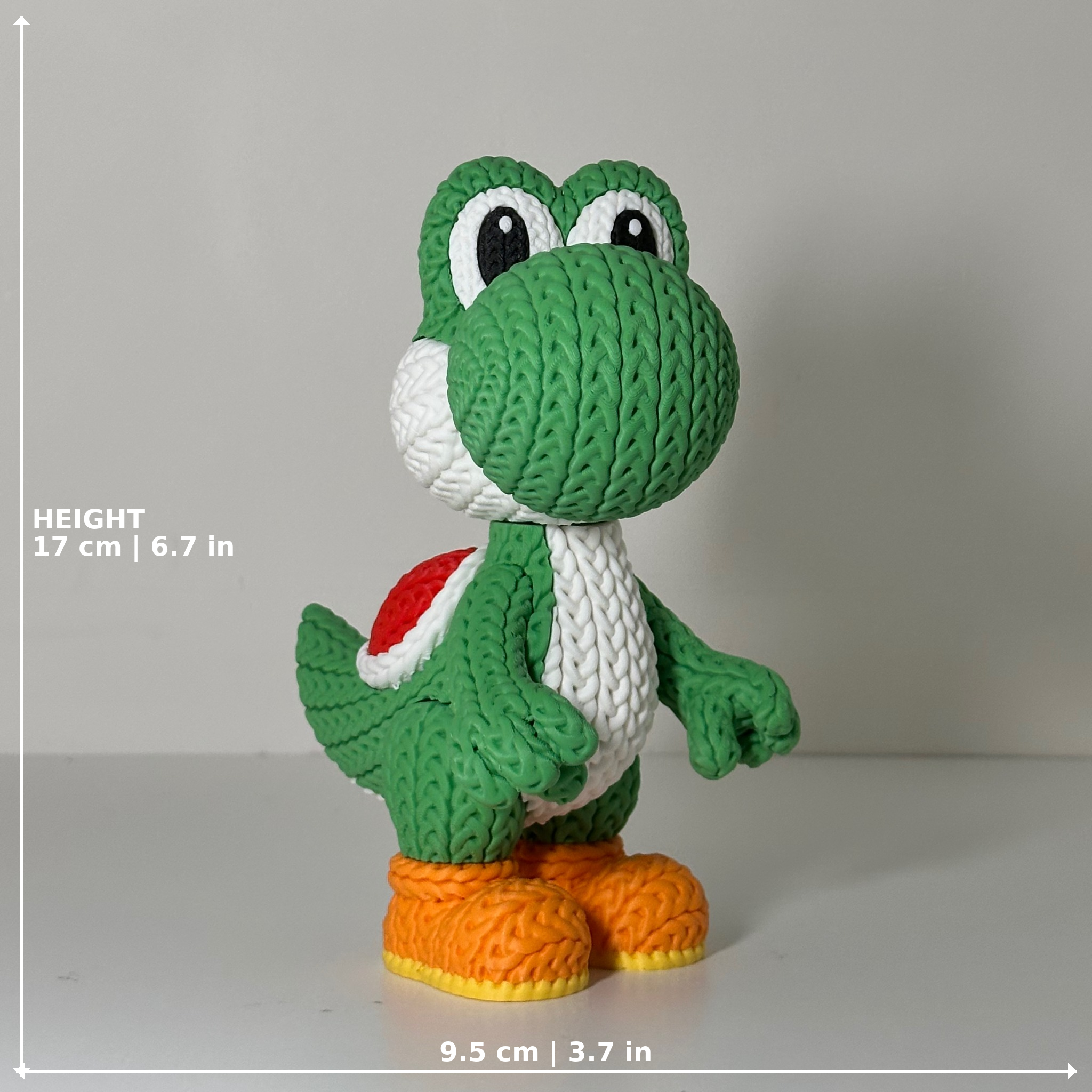 Yoshi - Mario Knitted Figure